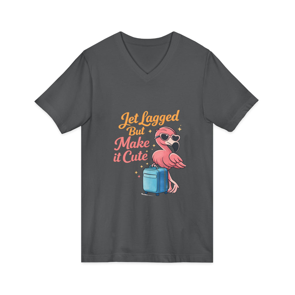 Unisex Jersey Short Sleeve V-Neck Tee
