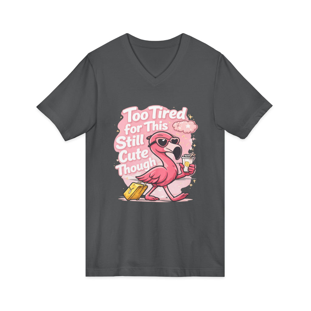 Unisex Jersey Short Sleeve V-Neck Tee