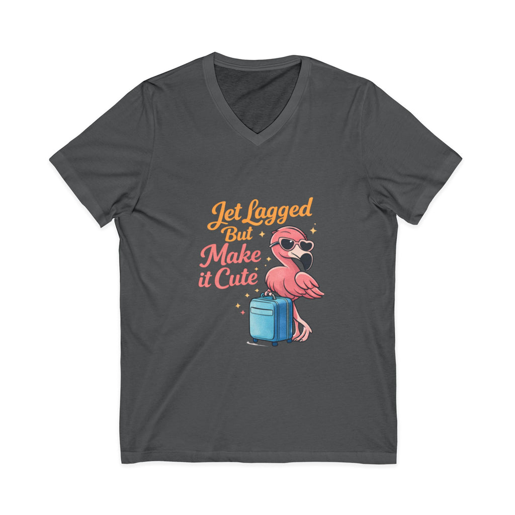Unisex Jersey Short Sleeve V-Neck Tee