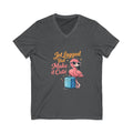 Unisex Jersey Short Sleeve V-Neck Tee