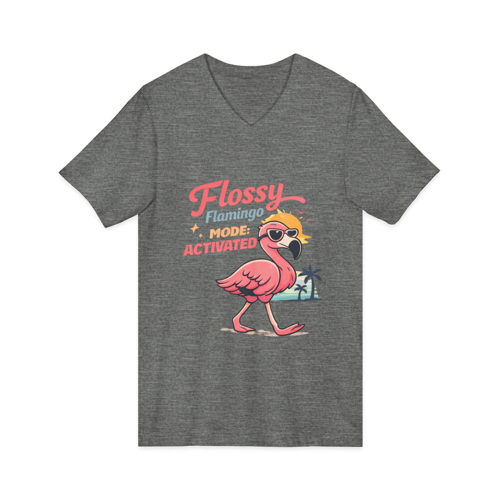 Unisex Jersey Short Sleeve V-Neck Tee
