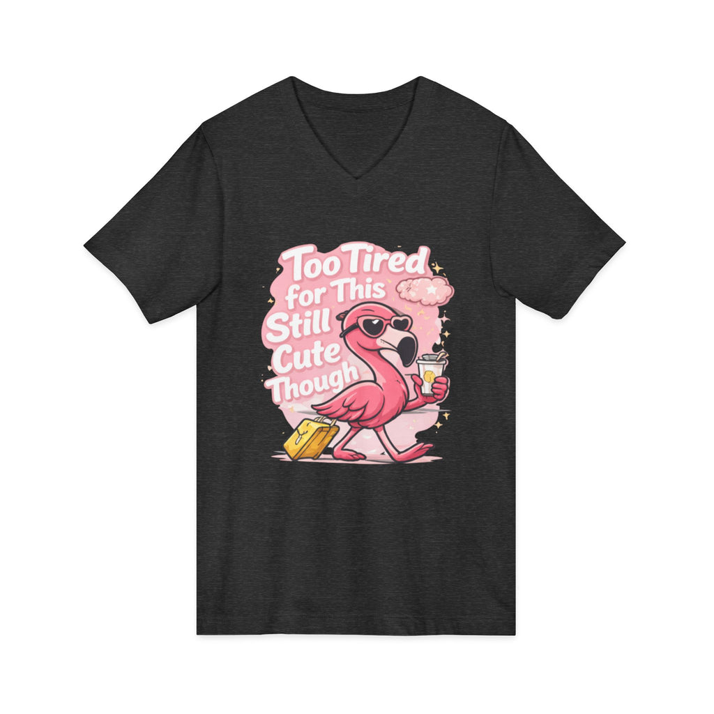 Unisex Jersey Short Sleeve V-Neck Tee