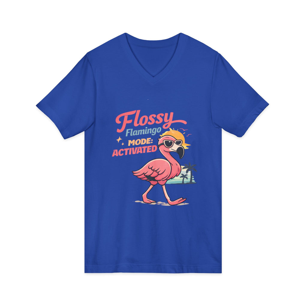 Unisex Jersey Short Sleeve V-Neck Tee