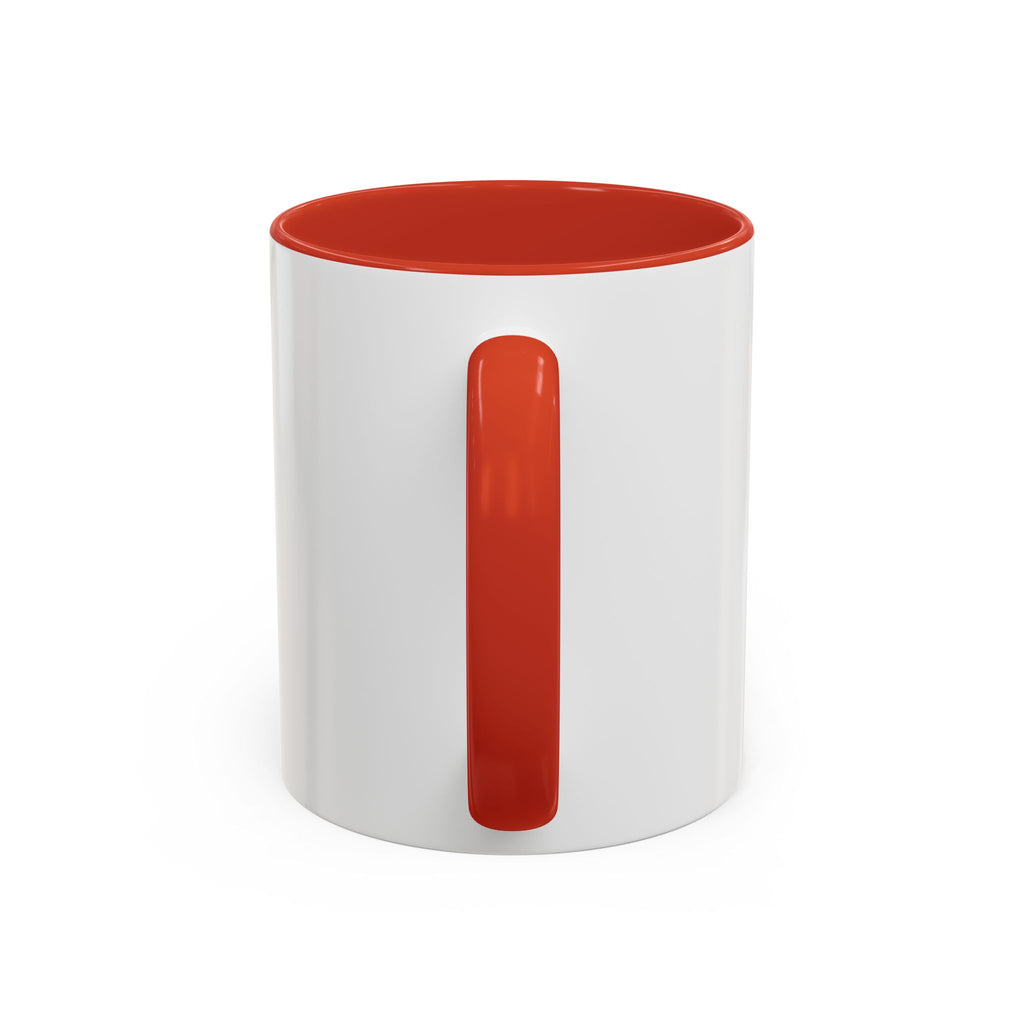 Vacay Vibes Only Accent Coffee Mug — Tropical Flamingo Beach Coffee Cup