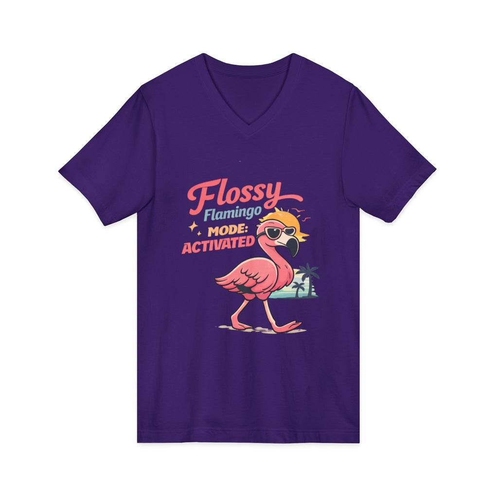 Unisex Jersey Short Sleeve V-Neck Tee