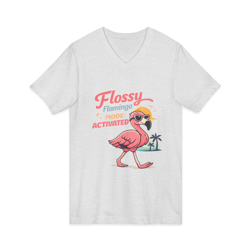 Unisex Jersey Short Sleeve V-Neck Tee