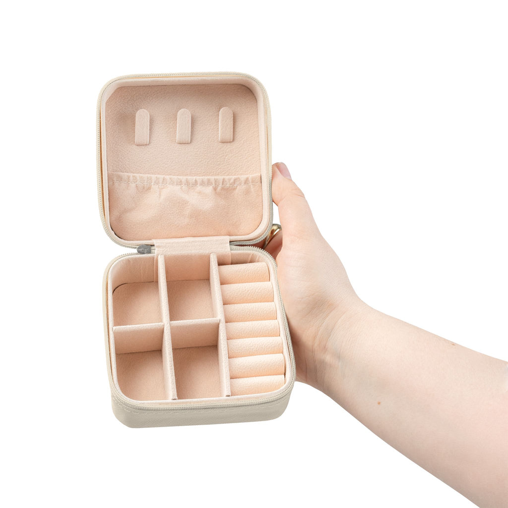 Vacation Vibes Only Jewelry Travel Case — Compact Pink Travel Jewelry Organizer