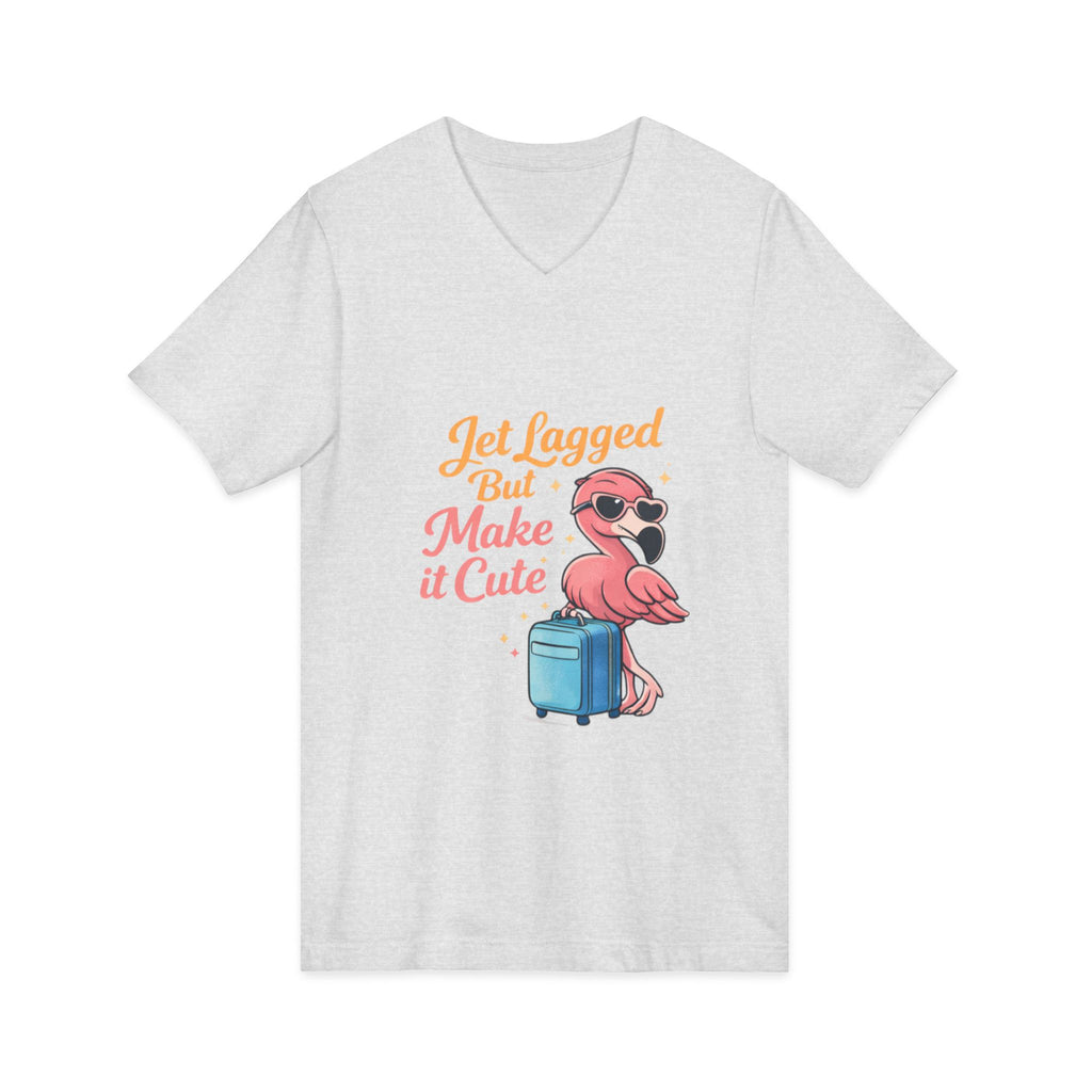 Unisex Jersey Short Sleeve V-Neck Tee