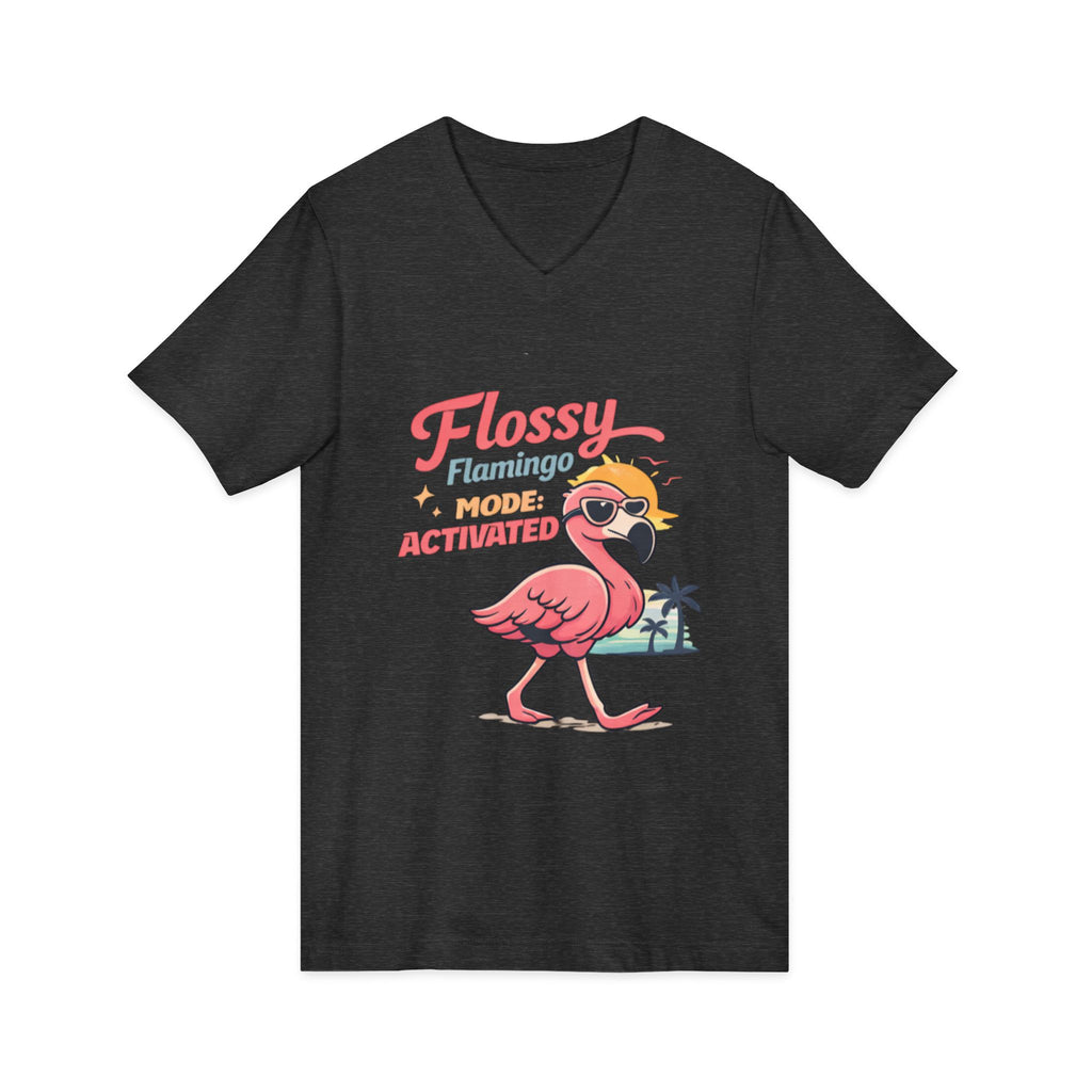 Unisex Jersey Short Sleeve V-Neck Tee