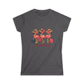 Women's Tee — "Girls Trip Energy" Flamingo Vacation Shirt
