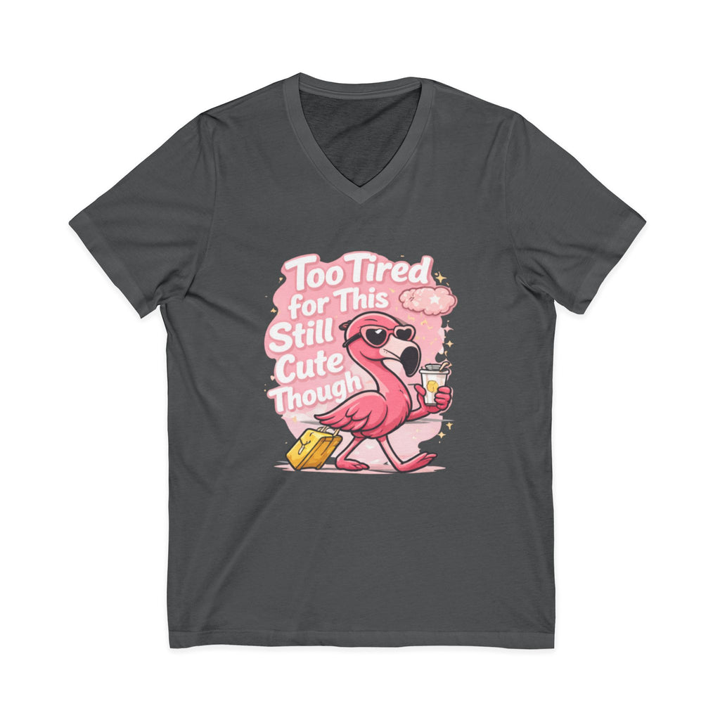 Unisex Jersey Short Sleeve V-Neck Tee