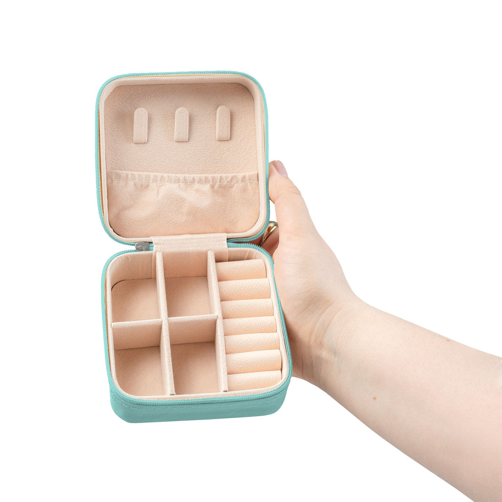 Vacation Vibes Only Jewelry Travel Case — Compact Pink Travel Jewelry Organizer