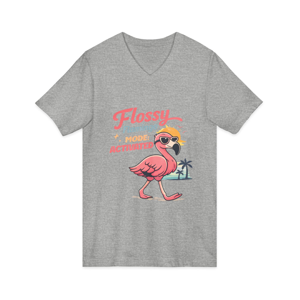 Unisex Jersey Short Sleeve V-Neck Tee
