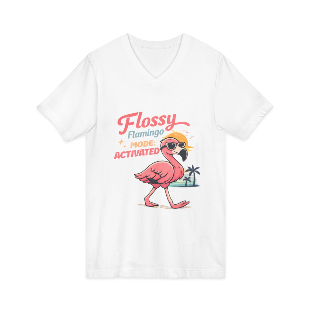 Unisex Jersey Short Sleeve V-Neck Tee
