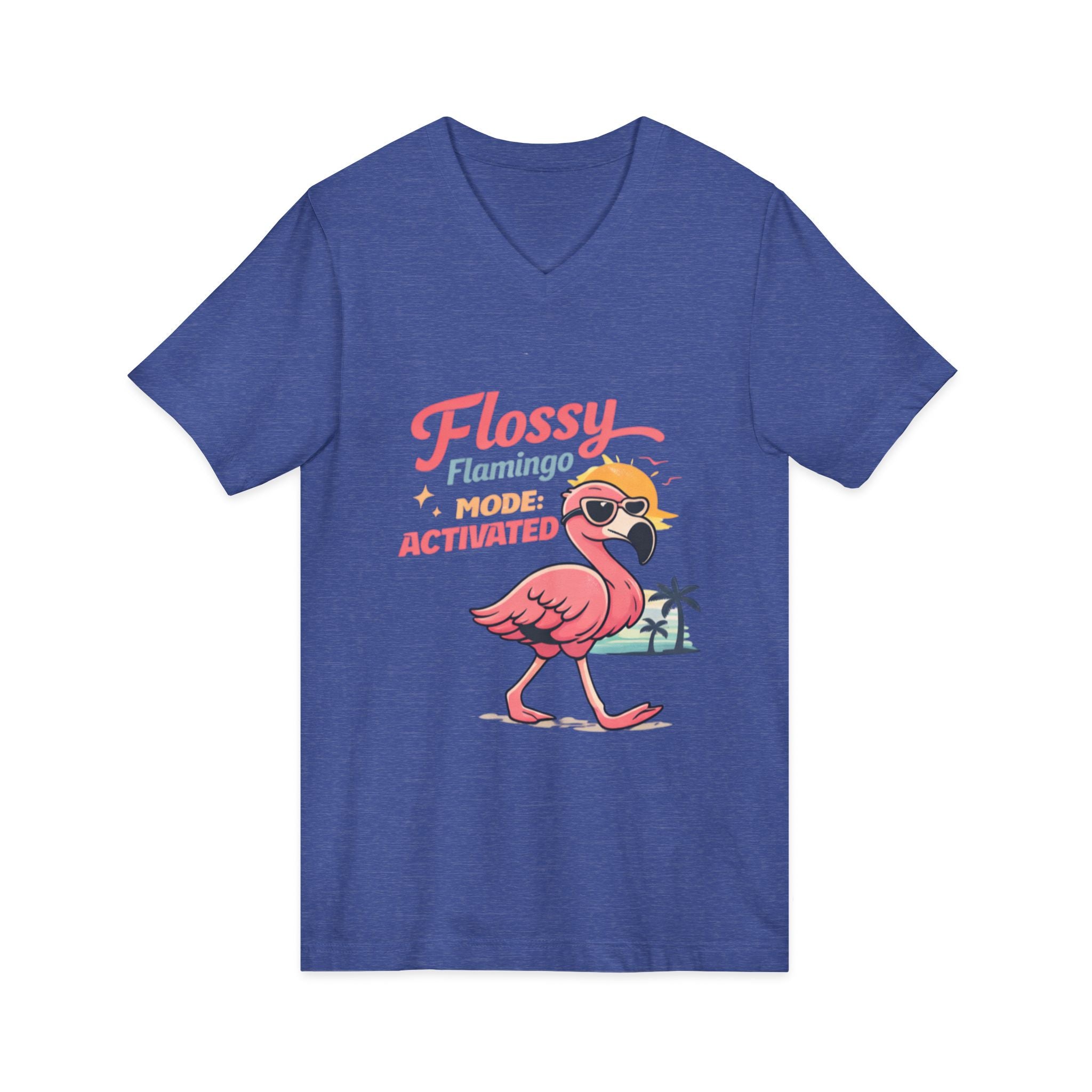 Unisex Jersey Short Sleeve V-Neck Tee